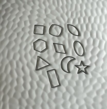 Silver Open Bezel - Set of 10