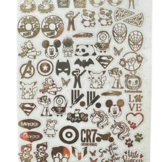 Joy Art Rakhi Metallic Sticker Sheet 10 - A6