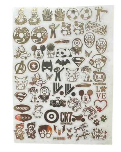 Joy Art Rakhi Metallic Sticker Sheet 10 - A6