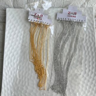 16 Inches Anti Tarnish S-Hook Pendant Chain - Pack Of 12
