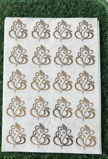Ganesh Metallic Stickers (20)