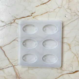 6 Cavity Plain Oval Rakhi Mould