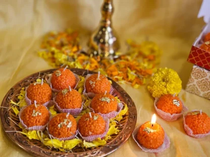 Motichoor Laddu Candle Mould - Image 4