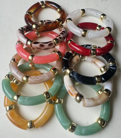 Resin bangles