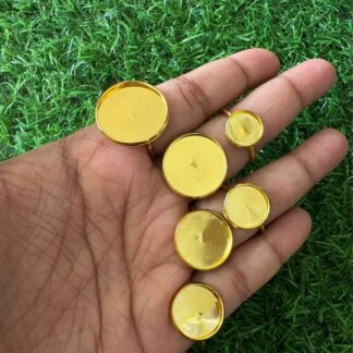 Round ring bezel (Gold)