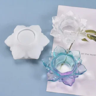 Lotus Shape  Tea Light Candle  Holder Mould