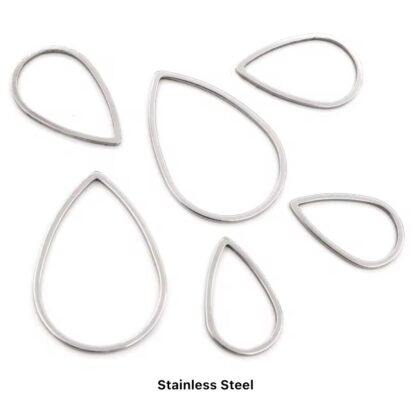 Teardrop bezel 16*26mm (pack of 4)
