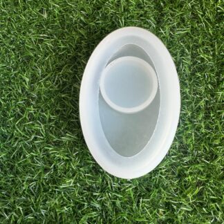 Oval tealight holder