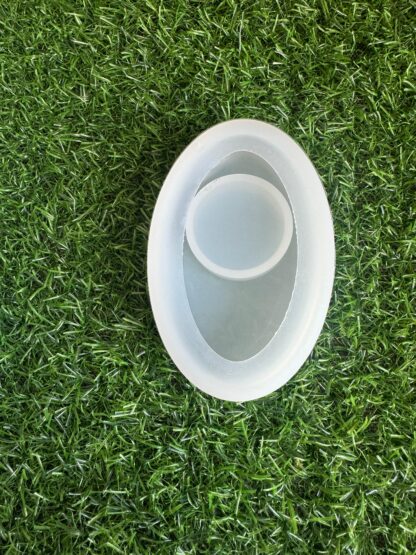 Oval tealight holder
