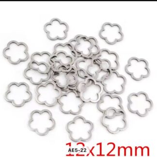 Flower open bezel pack of 4