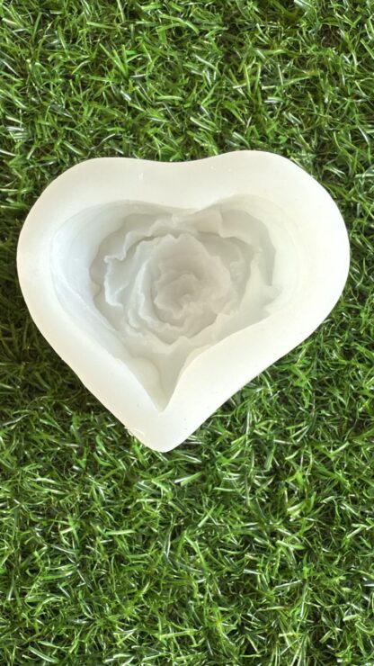Heart Shape Rose Flower Soap & Candle Handmade Mould
