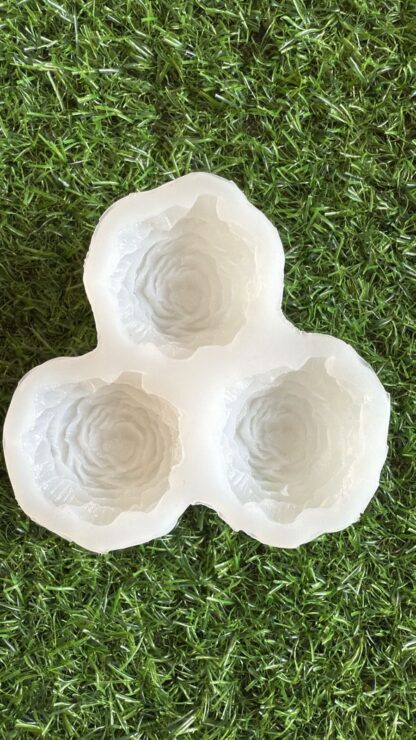 3 Cavity 3D Peony Handmade Mould