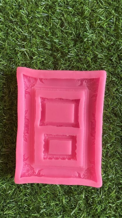3 Cavity Vintage Frame Handmade Mould