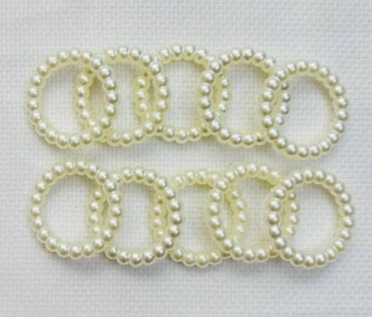 1" Ring with Beads (pack of 10)